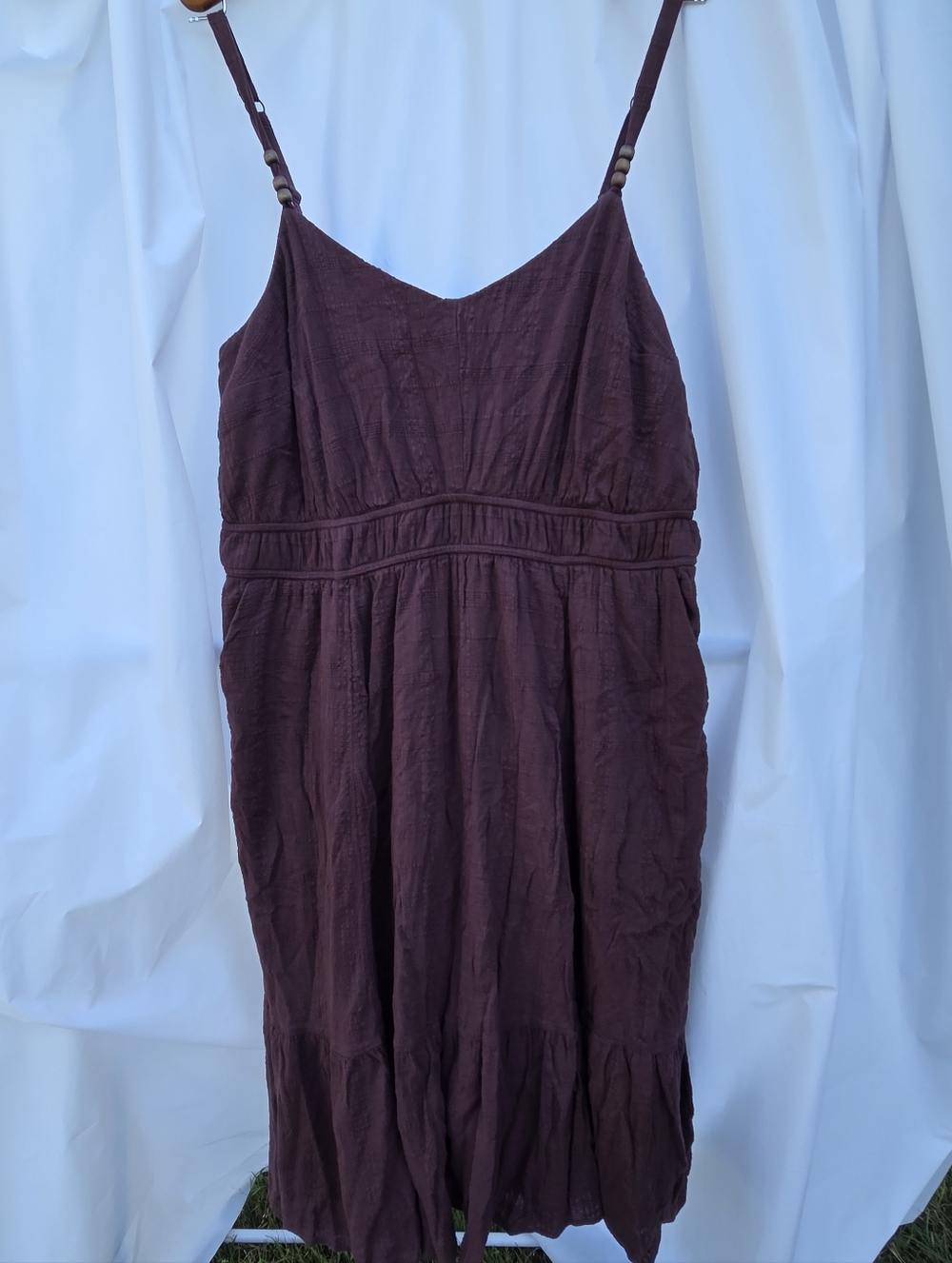 torrid Spaghetti Strap Midi Dress in Plum
